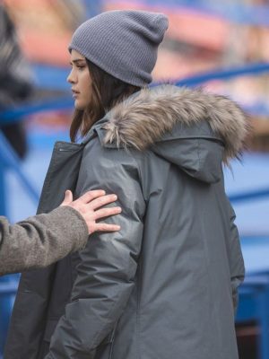 Selena Gomez Only Murders in the Building Gray Parka Jacket