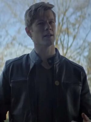 The Collective 2023 Lucas Till Black Leather Jacket