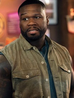 50 Cent The Expendables 4 Easy Day Brown Cotton Vest