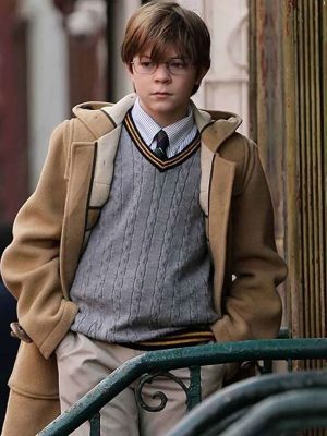 The Goldfinch Movie 2019 Young Theo Decker Beige Hooded Coat