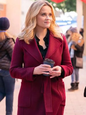 The Morning Show S02 Reese Witherspoon Red Trench Coat
