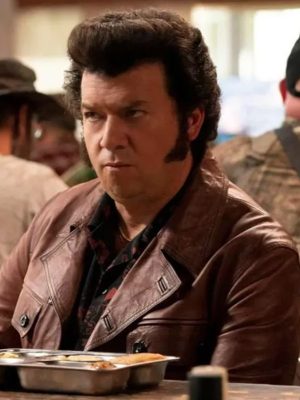 The Righteous Gemstones 2023 Danny McBride Brown Leather Jacket