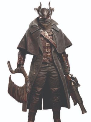 Bloodborne The Hunters Gray Costume Trench Coat
