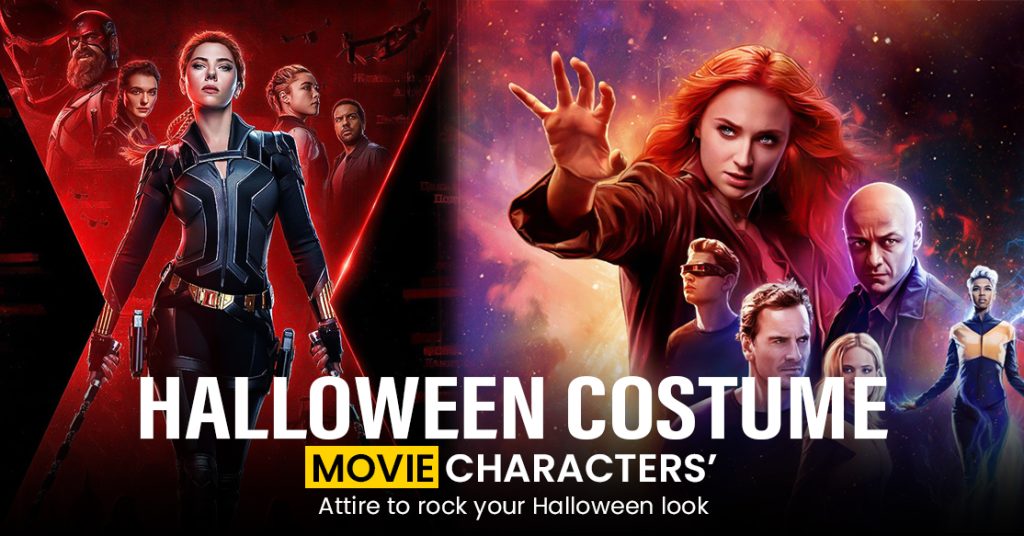 halloween costume movie characters’ Attire to rock your Halloween look