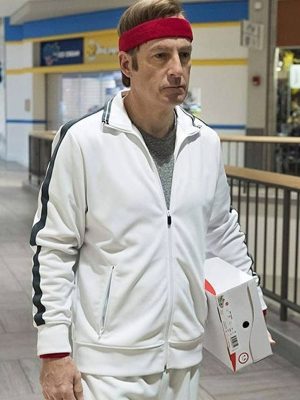 Jimmy Mcgill TV Series Better Call Saul S01 Bob Odenkirk White Tracksuit