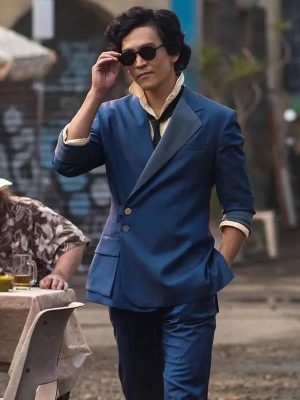 John Cho TV Series Cowboy Bebop S01 Spike Spiegel Blue Suit