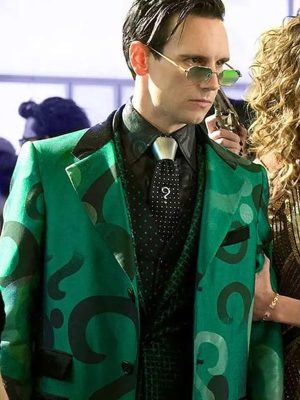 The Riddler S05 Cosplay Cory Michael Smith Green Halloween Suit