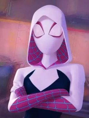 Hailee Steinfeld Spider-Man Across the Spider-Verse Gwen Stacy Hooded Costume