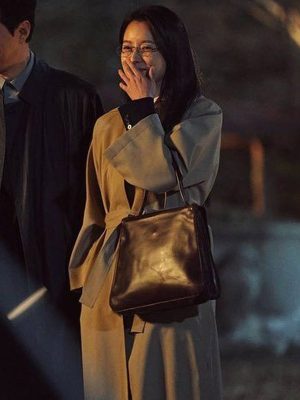 Lee Mi-hyeon Moving S01 Han Hyo-joo Brown Cotton Trench Coat