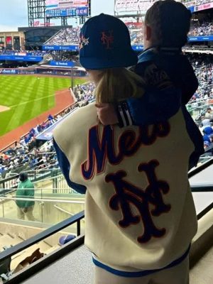 Kate Upton New York Mets Bomber Jacket