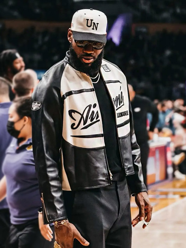 NBA 2023 LeBron James Letterman Varsity Jacket