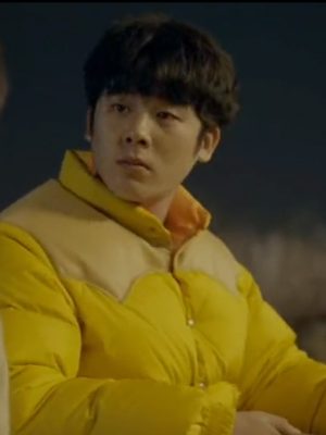 Lee Jeong-Ha Moving S01 Kim Bong-seok Yellow Puffer Jacket