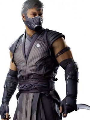 Smoke Mortal Kombat 1 2023 Grey Ninja Vest