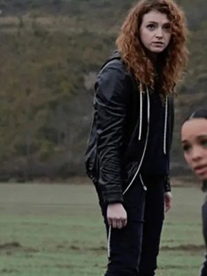 Meredith Vampire Academy 2022 Rhian Blundell Black Hooded Jacket