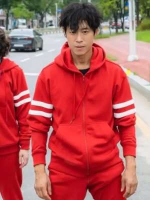 The Uncanny Counter 2023 Red Tracksuit
