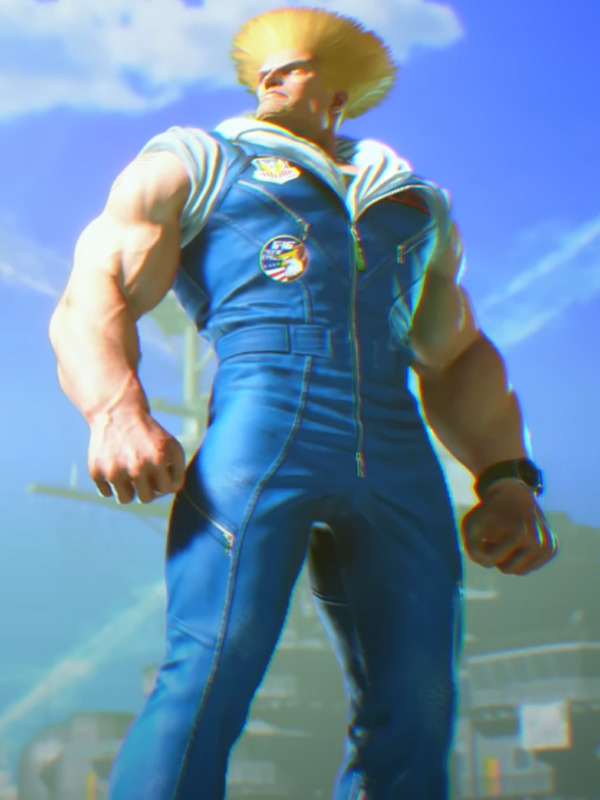 Guile Street Fighter 6 Blue Jumpsuit - J4Jacket