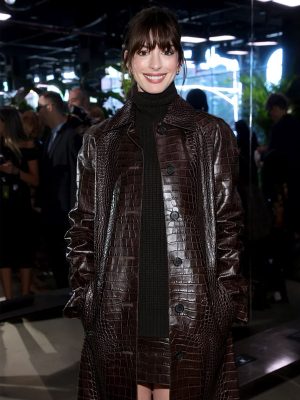 The Devil Wears Prada Anne Hathaway Crocodile Coat