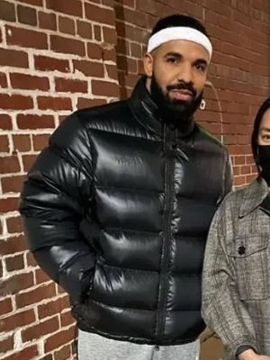 Singer Drake Black Puffer Jacket