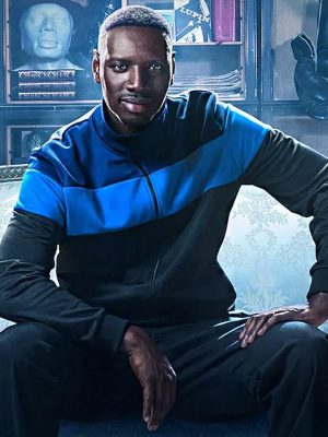 Assane TV Series Lupin 2023 Omar Sy Track Jacket