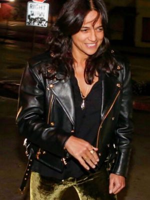 Michelle Rodriguez Black Jacket