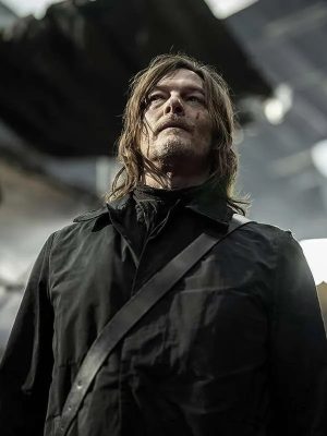 Daryl Dixon The Walking Dead Daryl Dixon S01 Norman Reedus Black Trench Coat