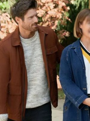 Movie Notes of Autumn Marcus Rosner Brown Cotton Jacket