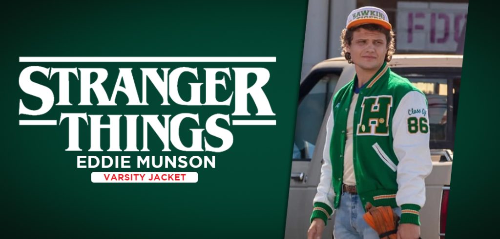 Stranger Things S04 Eddie Munson Varsity Jacket