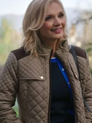 Virgin River S02 Teryl Rothery Brown Quilted Jacket