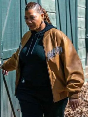 TV Series The Equalizer Queen Latifah Brown Bomber Jacket