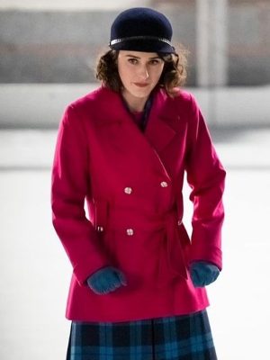 TV Series The Marvelous Mrs. Maisel Rachel Brosnahan Red Blazer Coat