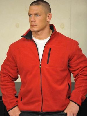 WWE John Cena Red Fleece Jacket