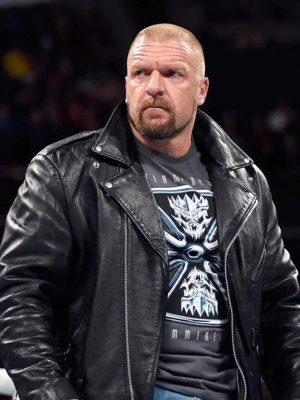 WWE WrestleMania Triple H Black Jacket