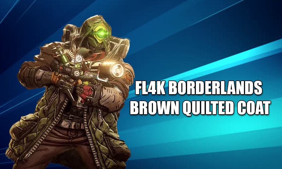 FL4K Borderlands Brown Quilted Coat