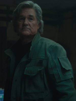 Kurt Russell Monarch Legacy of Monsters Gray Cotton Jacket