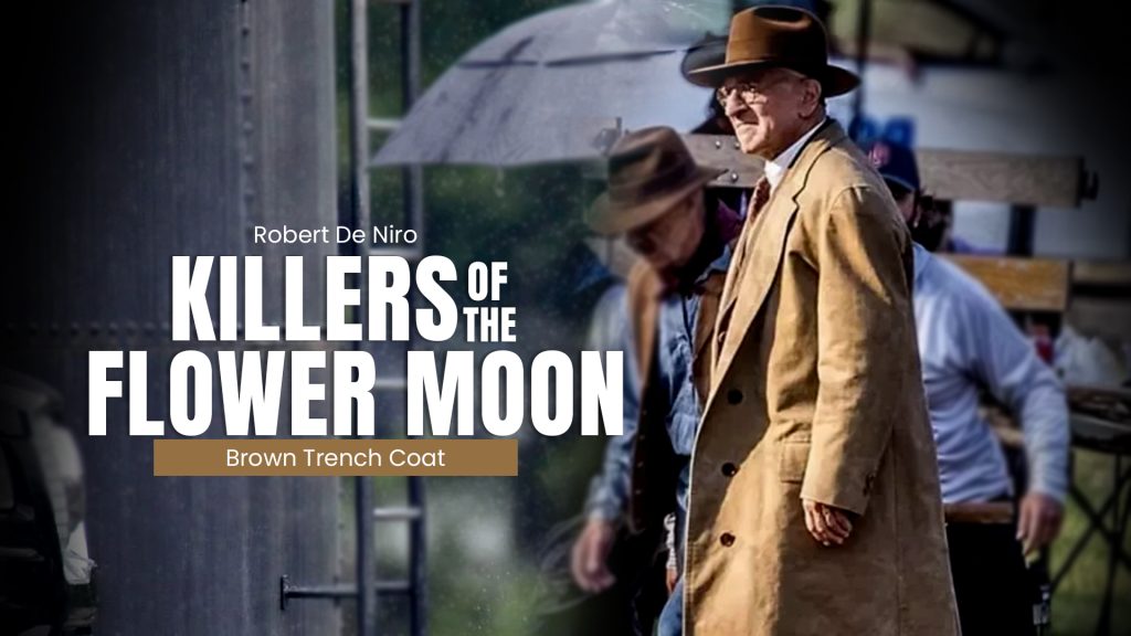 Robert De Niro Killers of the Flower Moon Brown Trench Coat (1)
