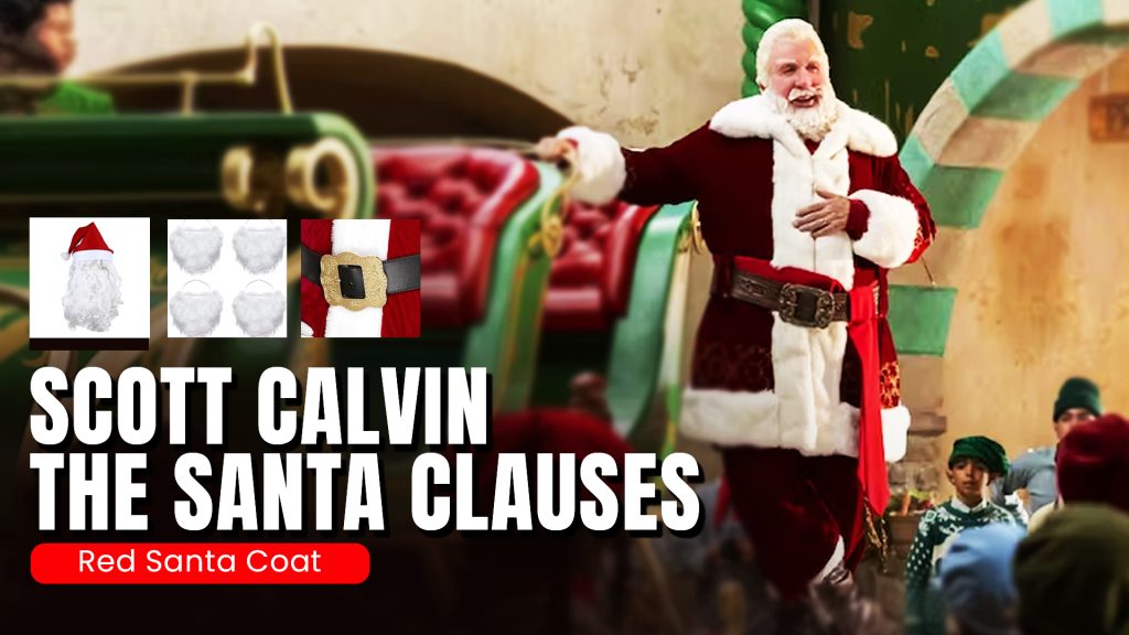 Scott Calvin The Santa Clauses Red Santa Coat