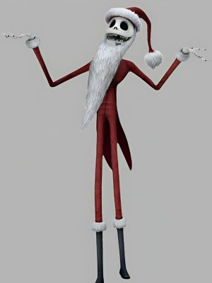 Jack Skellington The Nightmare Before Christmas Red Costume Suit