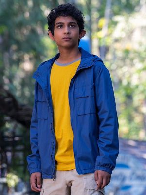 Grover Underwood Percy Jackson And The Olympians Blue Jacket