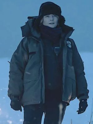 Liz Danvers True Detective Gray Hooded Jacket