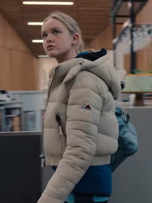 Fool Me Once Abby Walker Off White Puffer Jacket