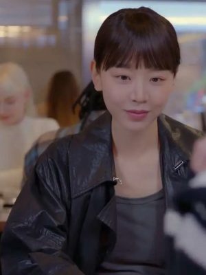 Cho Eun Hye Welcome To Samdalri S01 Black Trench Coat