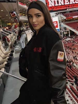 Olivia Culpo San Francisco 49ers Playoff Game Team of the Decade Jacket