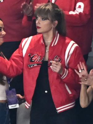 Taylor Swift Kansas City Chiefs 60 Red Bomber Jacket