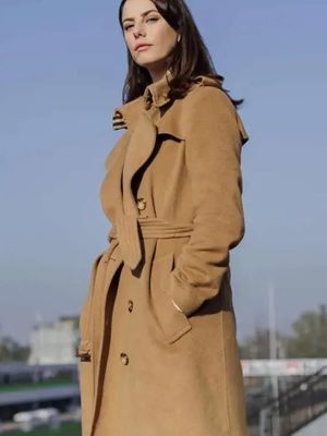 Kaya Scodelario TV Series The Gentlemen Brown Coat