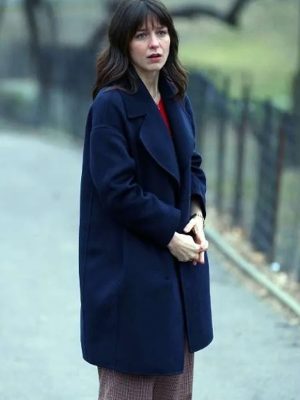 TV Series The Girls on the Bus S01 Melissa Benoist Blue Wool Coat