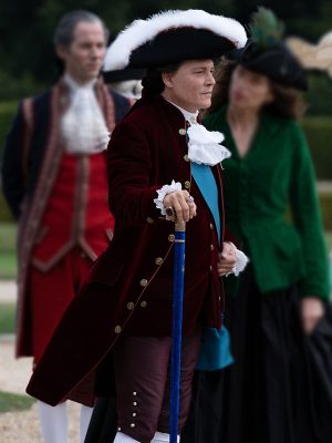 Louis XV Jeanne Du Barry Maroon Velvet Coat
