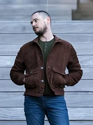 Theo FBI S05 Brown Suede Leather Jacket