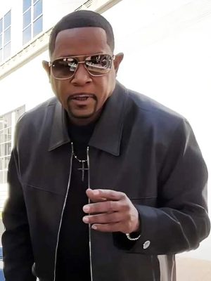 Bad Boys Ride Or Die 2024 Martin Lawrence Black Leather Jacket