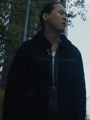 Smitty Chai FBI S05 Black Suede Leather Jacket