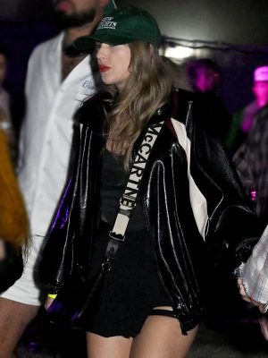 Coachella Event 2024 Taylor Swift Oversized Leather Jacket